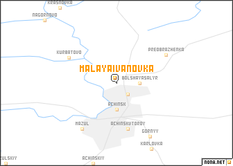 map of Malaya Ivanovka