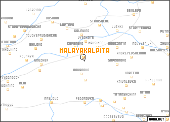 map of Malaya Kalpita