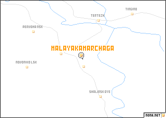 map of Malaya Kamarchaga