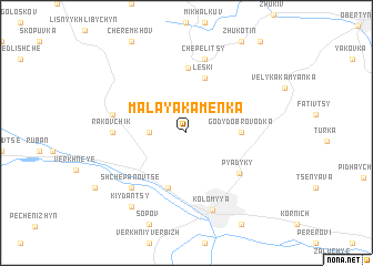 map of Malaya Kamenka