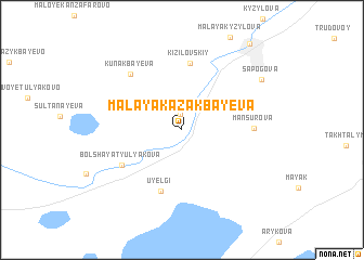 map of Malaya Kazakbayeva