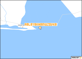 map of Malaya Khariuzovka