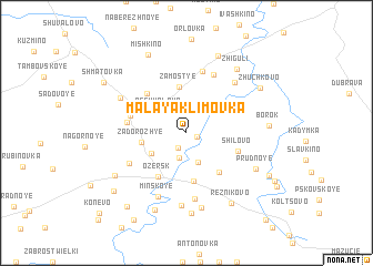 map of Malaya Klimovka