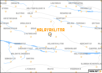 map of Malaya Klitna