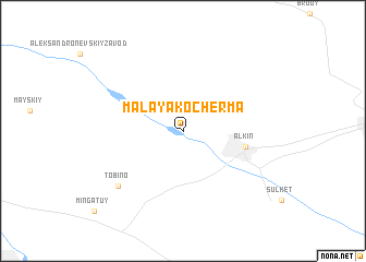 map of Malaya Kocherma