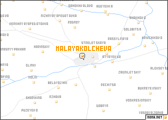 map of Malaya Kolcheva