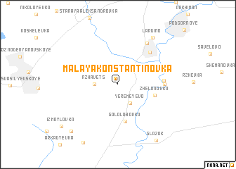 map of Malaya Konstantinovka