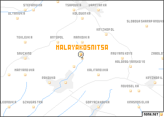 map of Malaya Kosnitsa