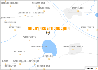 map of Malaya Kostromochka