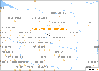 map of Malaya Kunda Maila