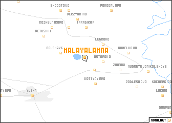 map of Malaya Lamna