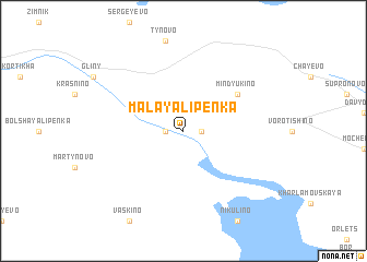 map of Malaya Lipenka