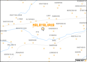 map of Malaya Lipka