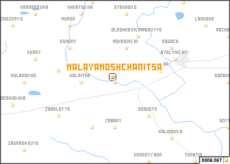 map of Malaya Moshchanitsa