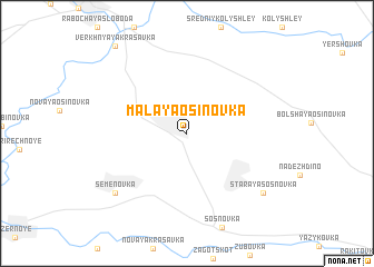 map of Malaya Osinovka