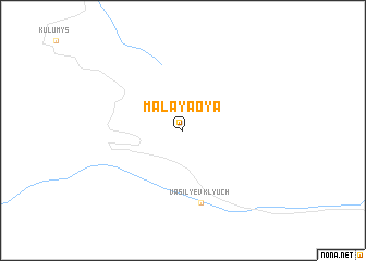map of Malaya Oya