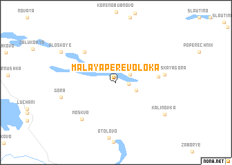 map of Malaya Perevoloka