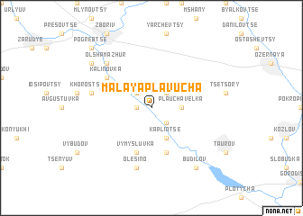 map of Malaya Plavucha