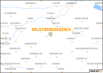 map of Malaya Radogoshchʼ