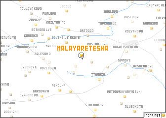 map of Malaya Retesha