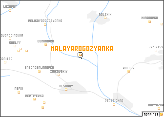 map of Malaya Rogozyanka