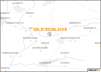 map of Malaya Rublëvka