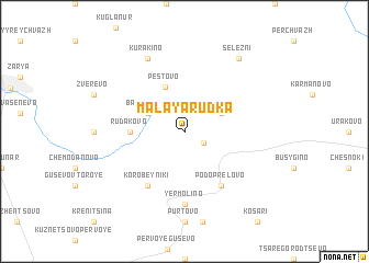 map of Malaya Rudka