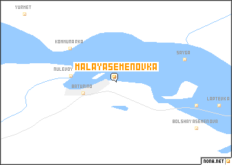map of Malaya Semënovka