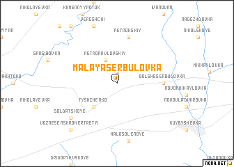 map of Malaya Serbulovka