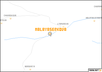 map of Malaya Serkova