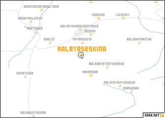 map of Malaya Seskina