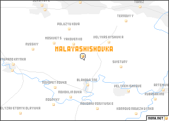 map of Malaya Shishovka