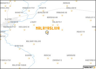 map of Malaya Sliva