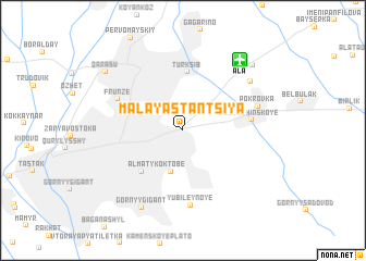 map of (( Malaya Stantsiya ))