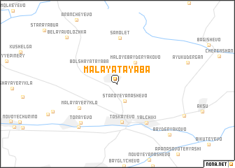 map of Malaya Tayaba