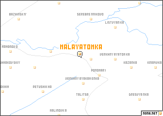 map of Malaya Tomka