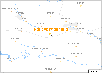 map of Malaya Tsapovka