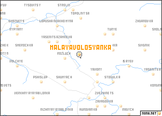 map of Malaya Volosyanka