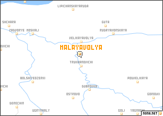 map of Malaya Volya