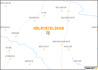 map of Malaya Yelovka