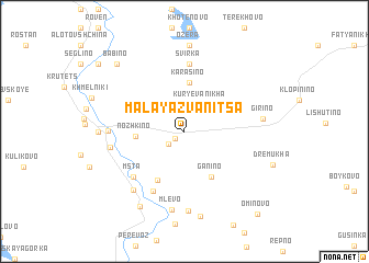 map of Malaya Zvanitsa