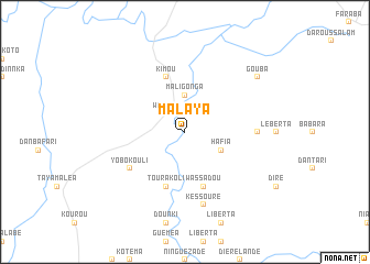 map of Malaya