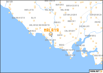 map of Malaya