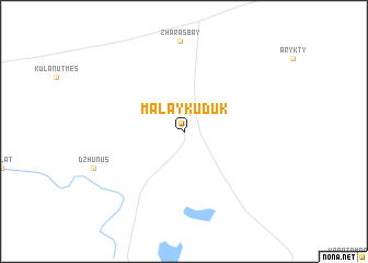 map of Malaykuduk