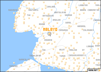 map of Malayo