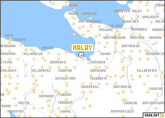 map of Mal-ay