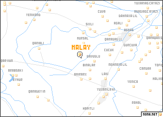 map of Malay