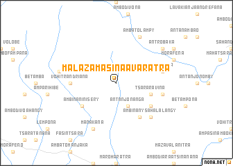 map of Malazamasina Avaratra