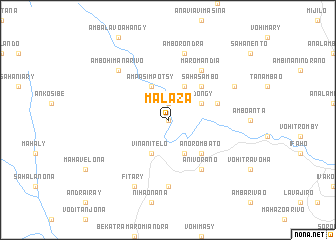 map of Malaza