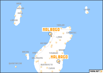 map of Malbago